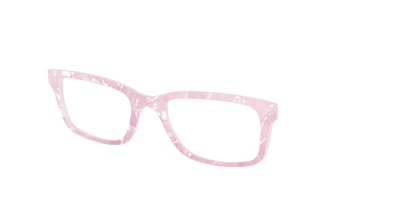 The Rose Quartz Pearl Marble - Angle Top Thumbnail - Pair Eyewear