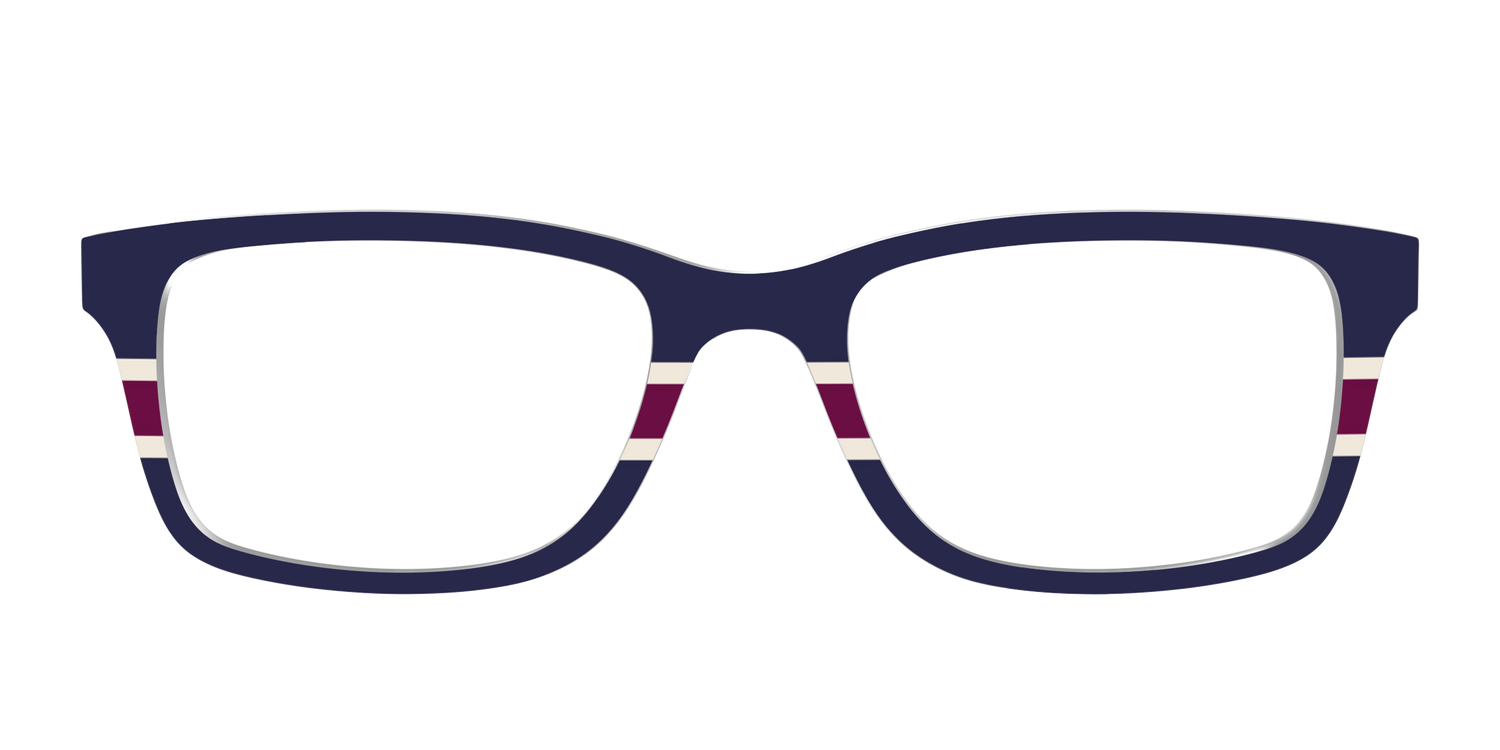 The Rugby Stripes - Front Top Image - Pair Eyewear