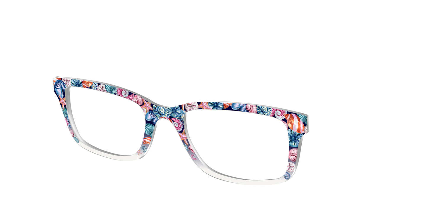 The Seashell Confetti - Angle Top Image - Pair Eyewear