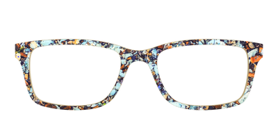 The Seashell Tortoise with Holographic Glitter - Front Top Thumbnail - Pair Eyewear