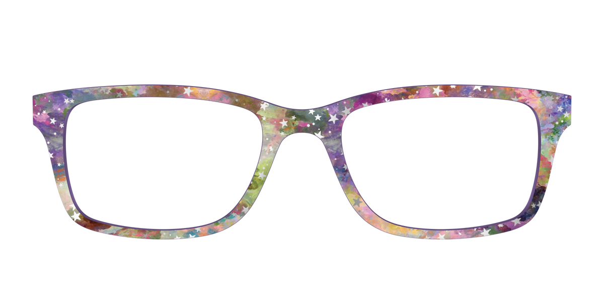 The Silver Foil Starry Sky - Front Top Image - Pair Eyewear