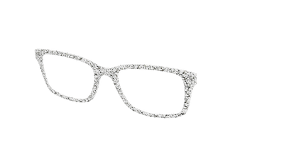 The Silver Sparkle - Angle Top Thumbnail - Pair Eyewear