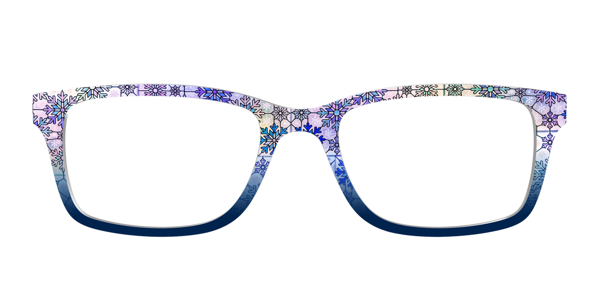 The Snowfall Stained Glass - Front Top Image - Pair Eyewear