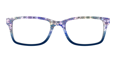 The Snowfall Stained Glass - Front Top Thumbnail - Pair Eyewear