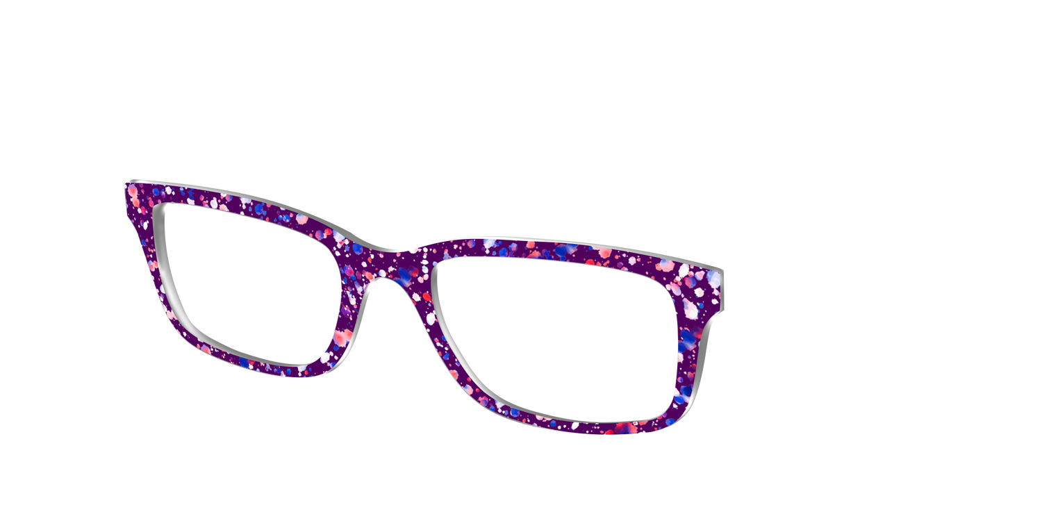 The Star-Spangled Splatter - Angle Top Image - Pair Eyewear
