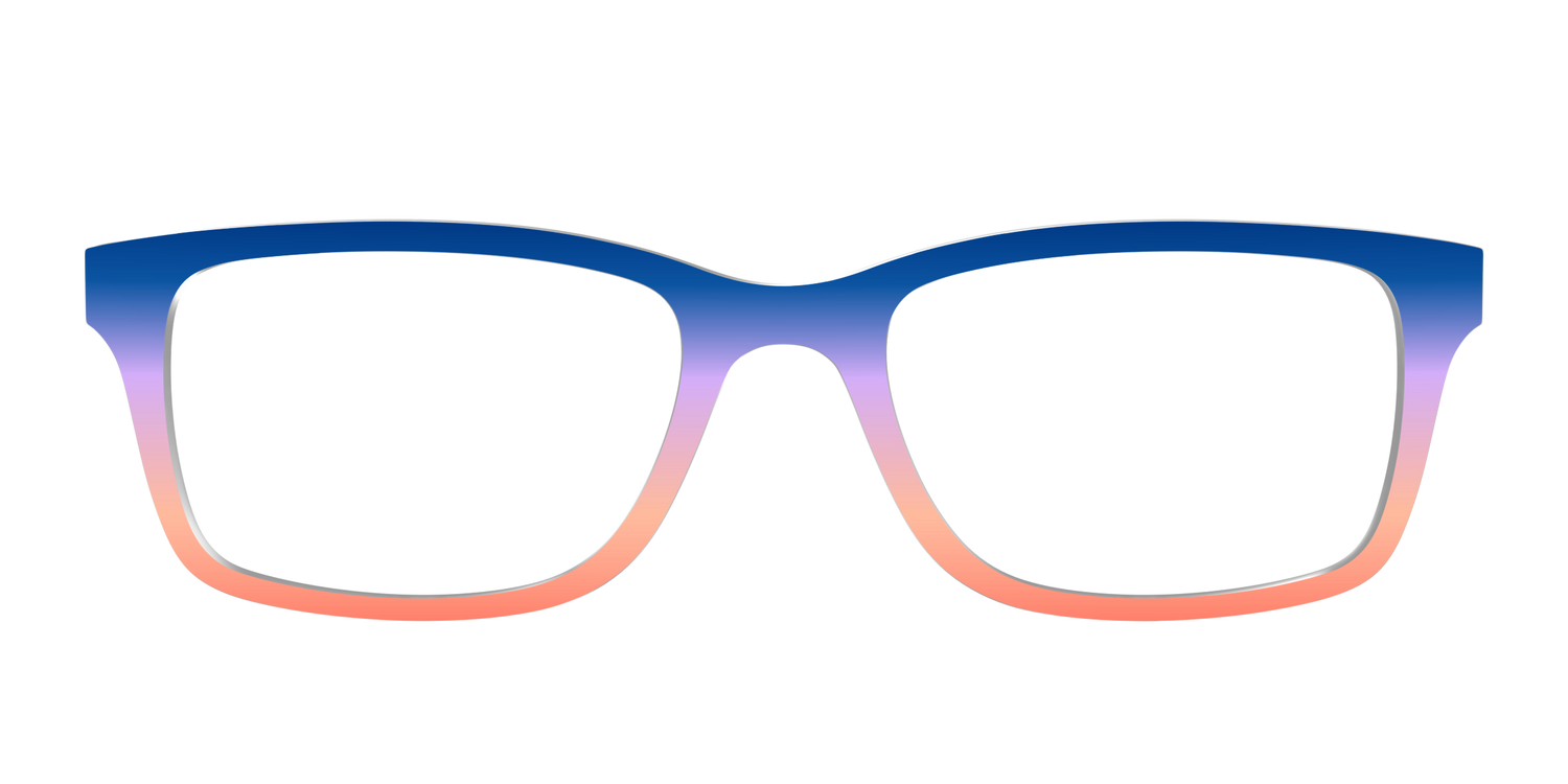 The Sundown Gradient - Front Top Image - Pair Eyewear