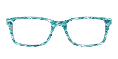 The Teal Tidal Waves - Front Top Thumbnail - Pair Eyewear