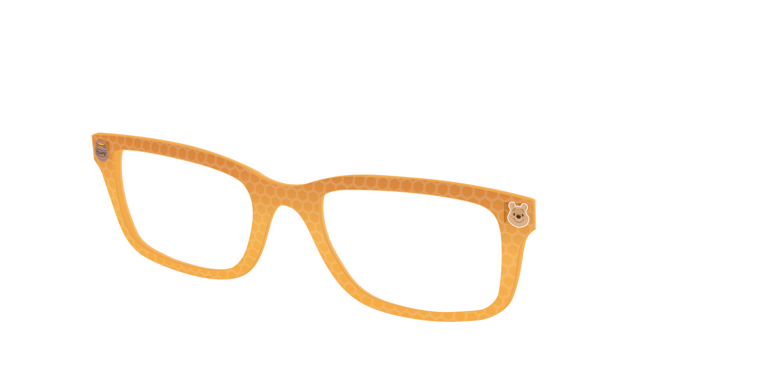 Time for Hunny Crystal Honeycomb - Angle Top Image - Pair Eyewear