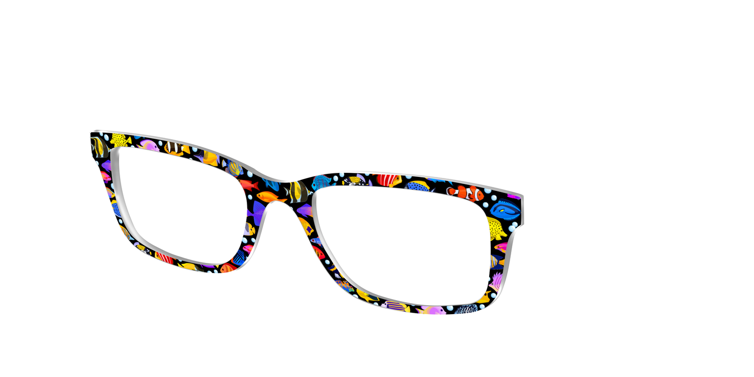 The Tropical Fish Friends - Angle Top Image - Pair Eyewear