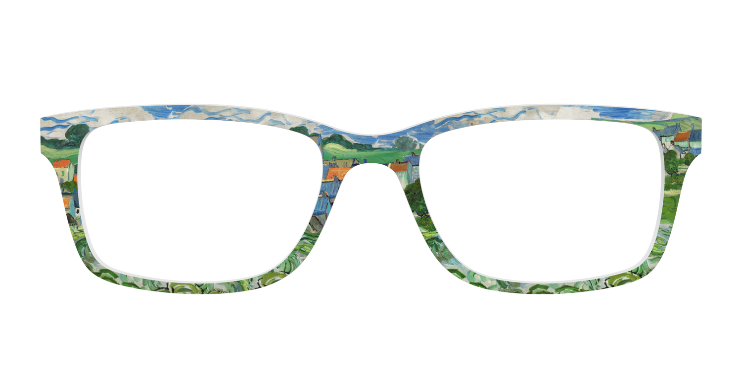 The View of Auvers-Sur-Oise - Front Top Image - Pair Eyewear