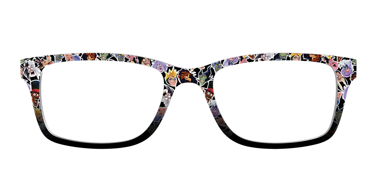 Villains Stickers - Front Top Image - Pair Eyewear