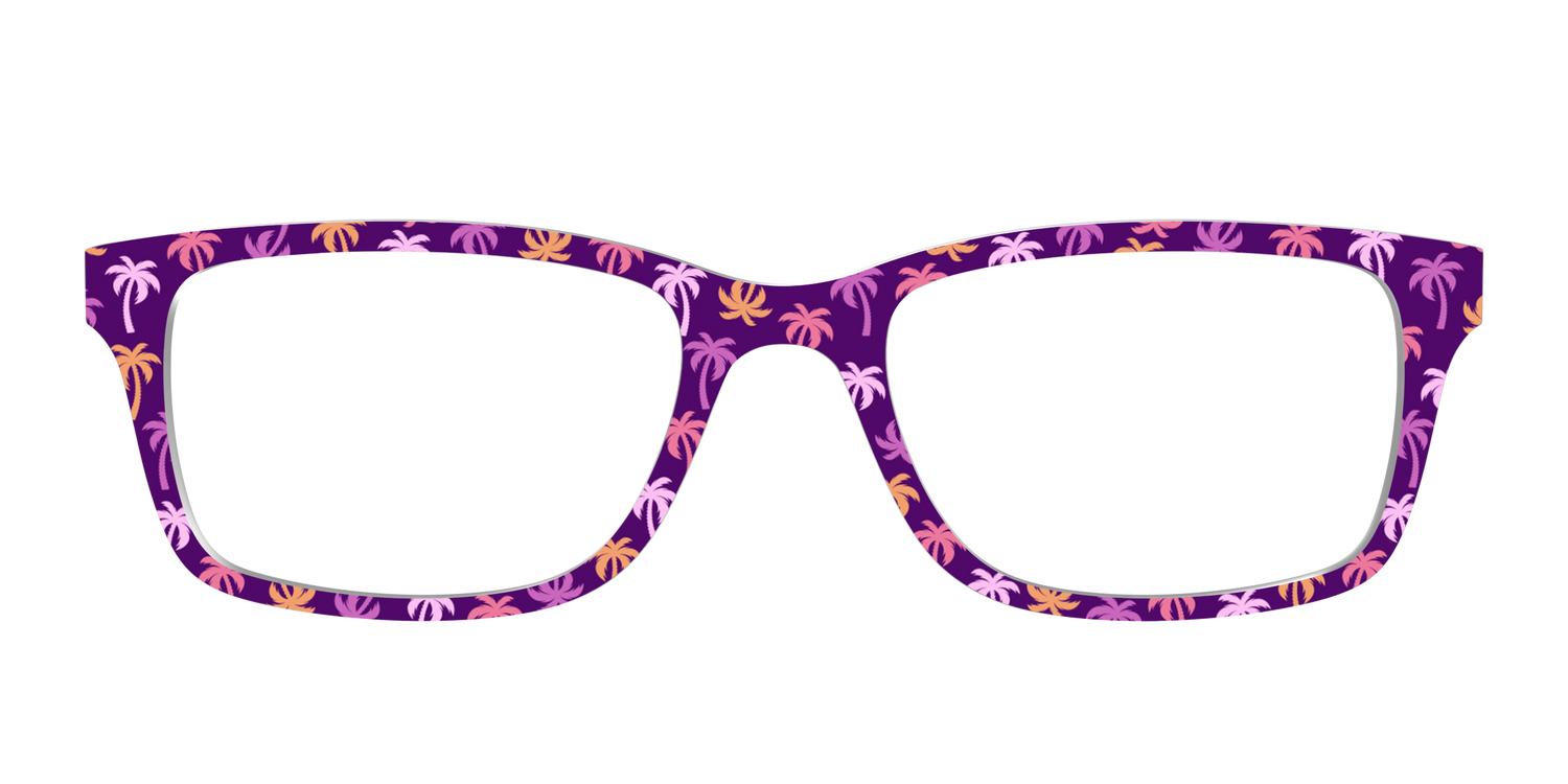 The Violet Palm Trees - Front Top Image - Pair Eyewear