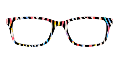 The Vivid Zebra Stripes - Front Top Thumbnail - Pair Eyewear
