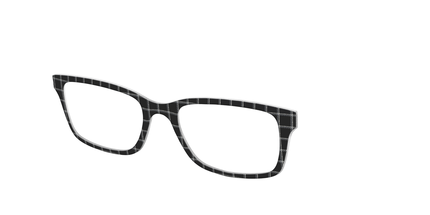 The Windowpane Plaid - Angle Top Image - Pair Eyewear