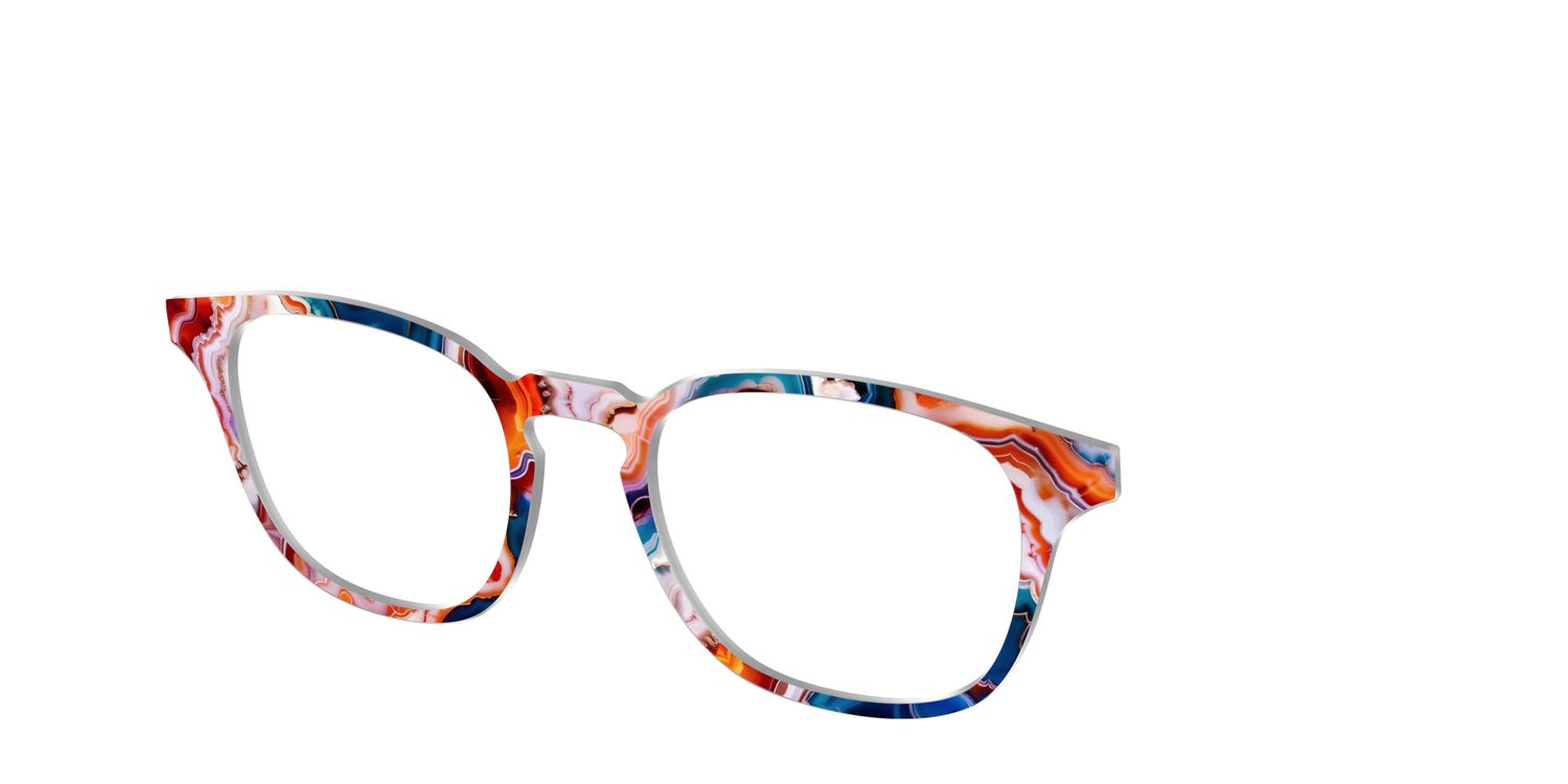 The Abroad Agate - Angle Top Image - Pair Eyewear