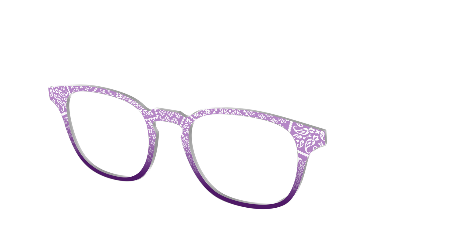 The Amethyst Patchwork - Angle Top Image - Pair Eyewear