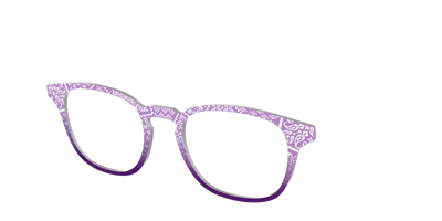 The Amethyst Patchwork - Angle Top Thumbnail - Pair Eyewear
