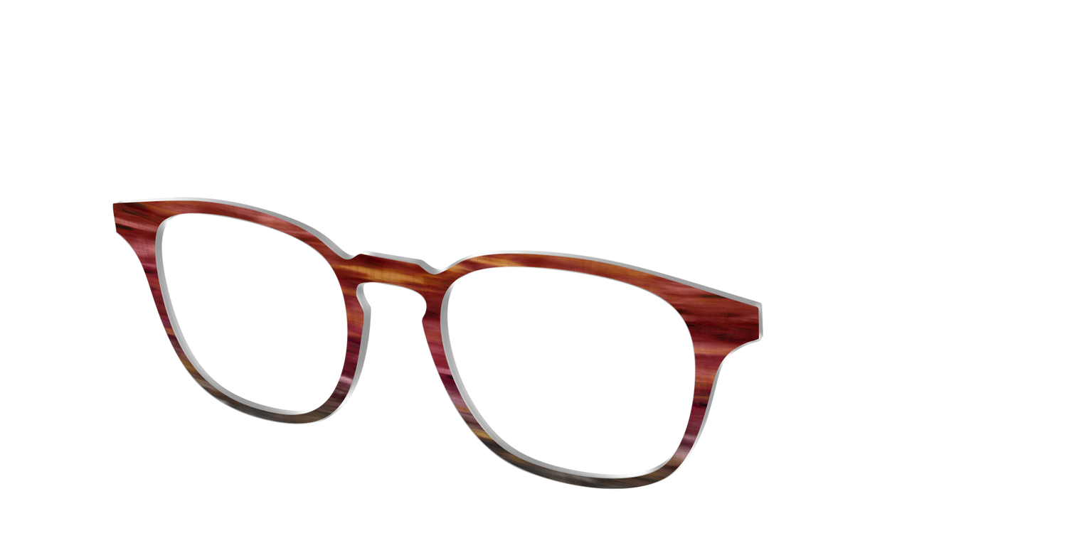 The Auburn Gradient Horn - Angle Top Image - Pair Eyewear