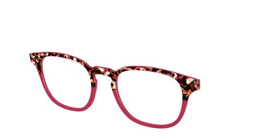 The Auburn Tortoise Crystal Split - Angle Top Thumbnail - Pair Eyewear
