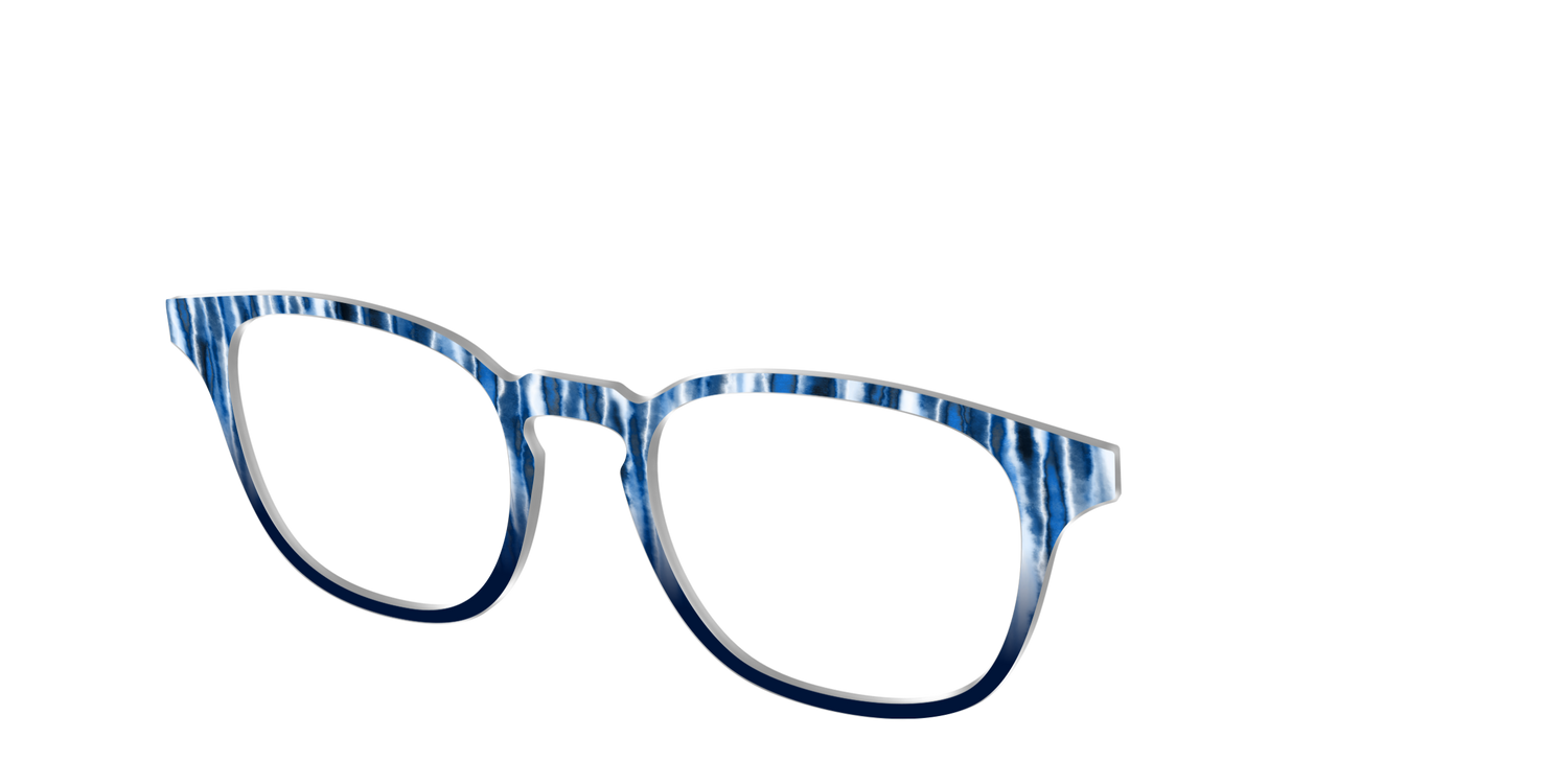 The Azure Tie-Dye - Angle Top Image - Pair Eyewear