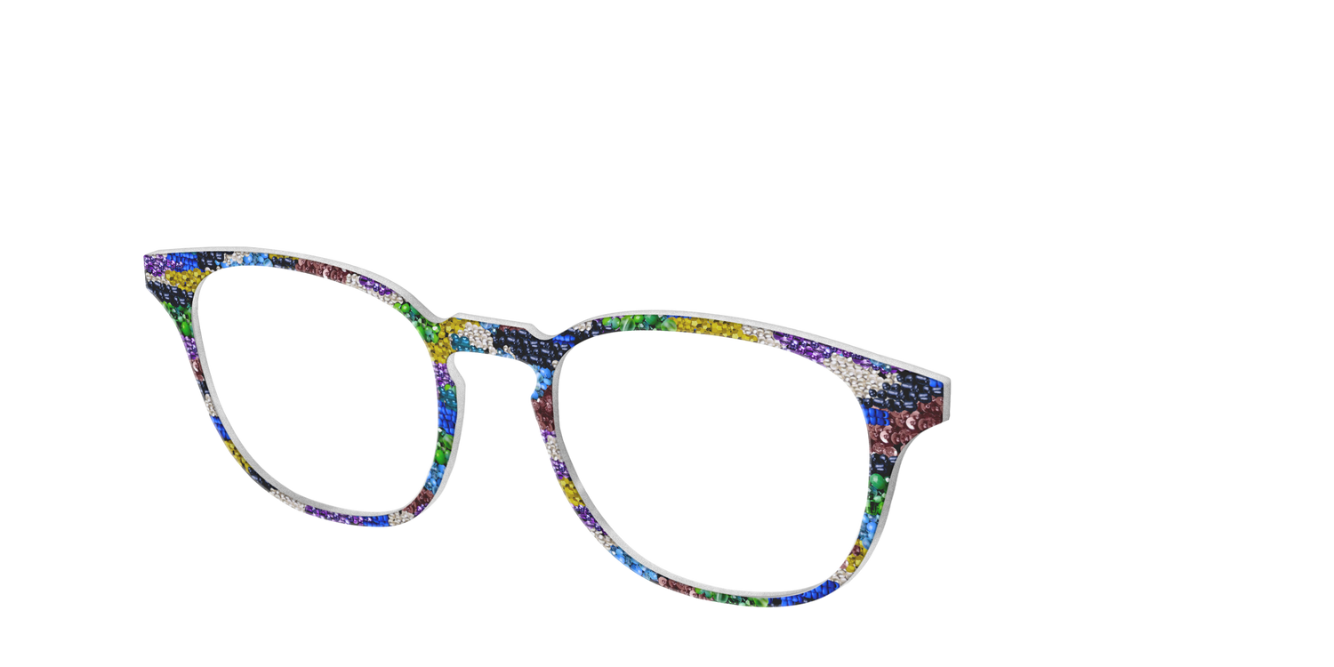 The Beaded Camo - Angle Top Image - Pair Eyewear