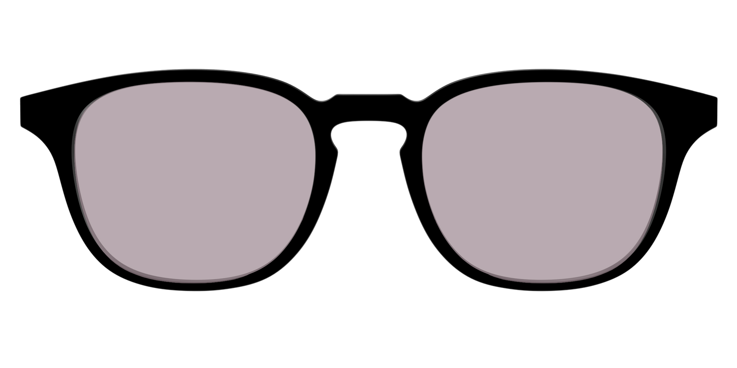 The Black with Gray Gaming Lens - Front Top Image - Pair Eyewear