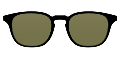 The Black with Green Racquet Sport Lens - Front Top Thumbnail - Pair Eyewear