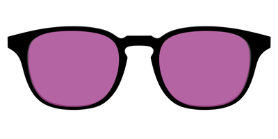 The Black with Violet Golf Lens - Front Top Thumbnail - Pair Eyewear