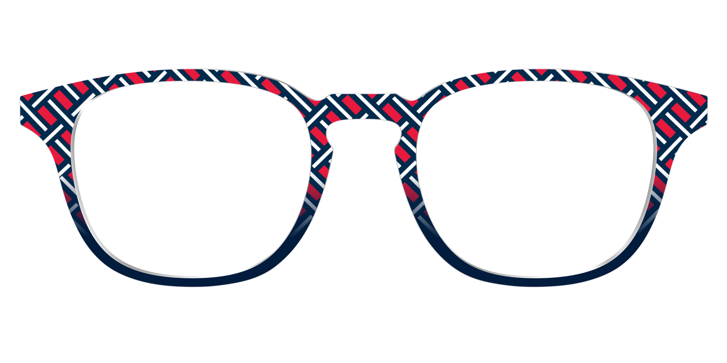The Block Party Check - Front Top Image - Pair Eyewear