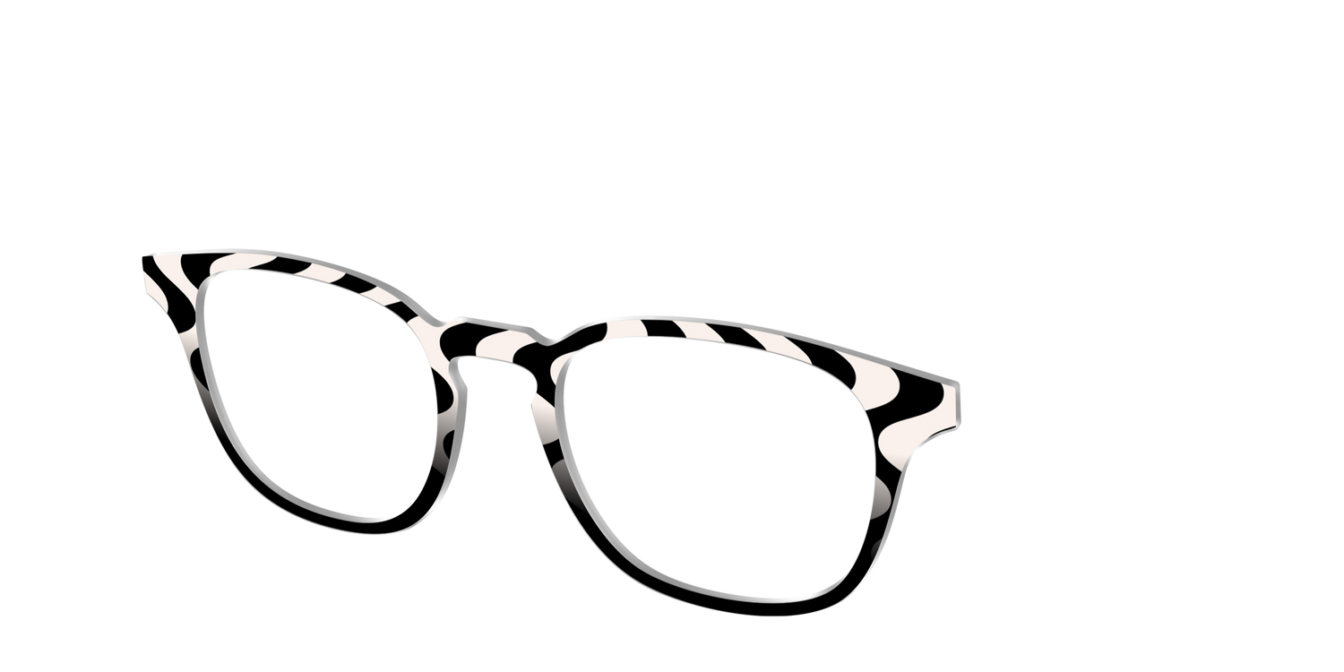 The Bold Waves - Angle Top Image - Pair Eyewear
