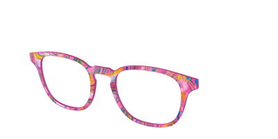 The Bubble Gum Pearl Marble - Angle Top Thumbnail - Pair Eyewear