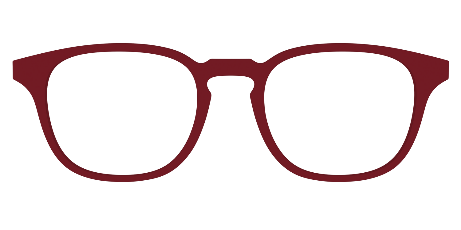 The Burgundy - Front Top Image - Pair Eyewear