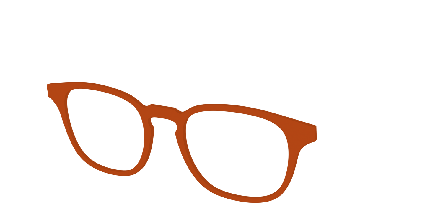 The Burnt Orange - Angle Top Image - Pair Eyewear