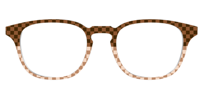 The Cappuccino Check Split - Front Top Thumbnail - Pair Eyewear