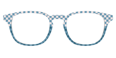 The Cerulean Check Split - Front Top Thumbnail - Pair Eyewear