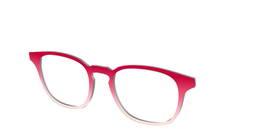 The Cherry to Peach Gradient - Angle Top Thumbnail - Pair Eyewear