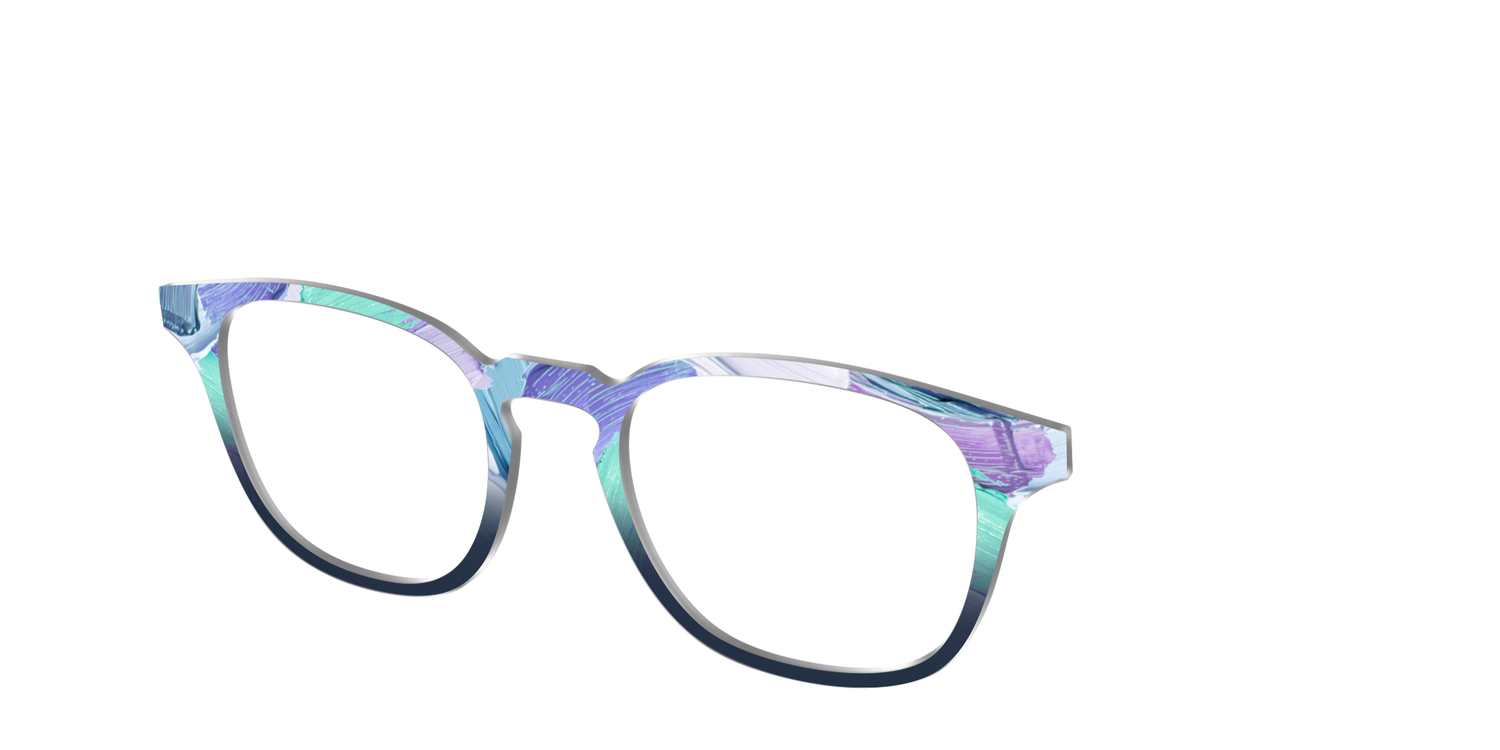 The Cornflower Canvas - Angle Top Image - Pair Eyewear