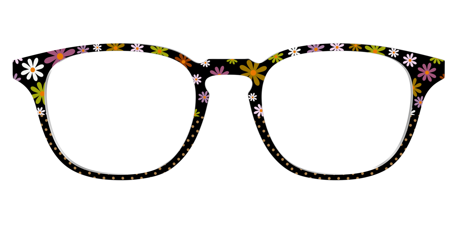 The Daisy Dot Split - Front Top Image - Pair Eyewear
