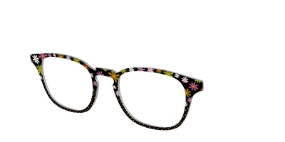 The Daisy Dot Split - Angle Top Thumbnail - Pair Eyewear