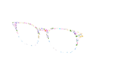 The Delicate Flower Crown with Butterfly Glitter - Angle Top Thumbnail - Pair Eyewear
