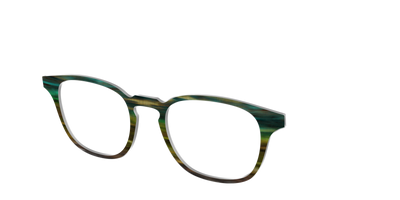 The Emerald Gradient Horn - Angle Top Thumbnail - Pair Eyewear