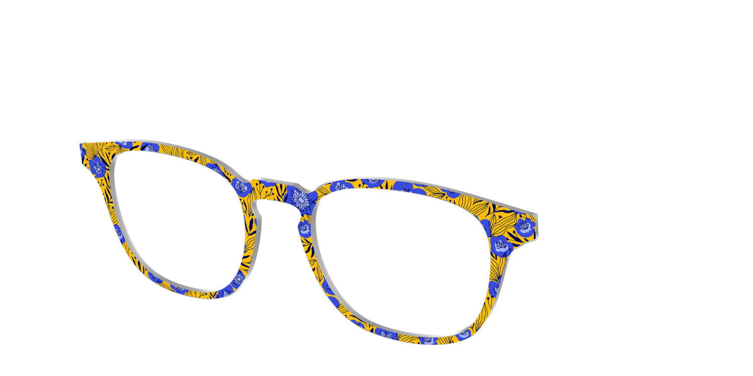 The Fab Floral - Angle Top Image - Pair Eyewear