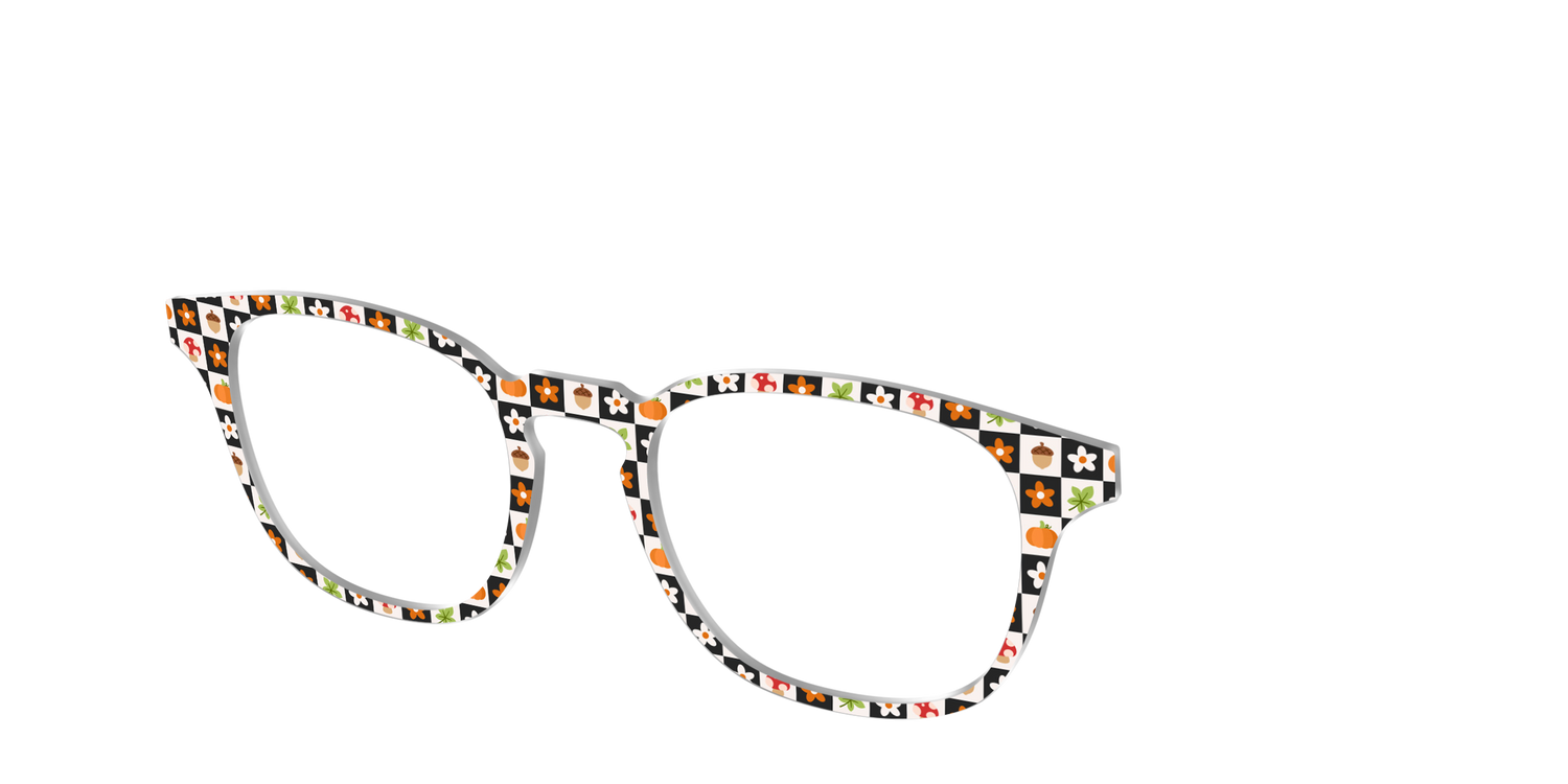 The Fall Festive Check - Angle Top Image - Pair Eyewear