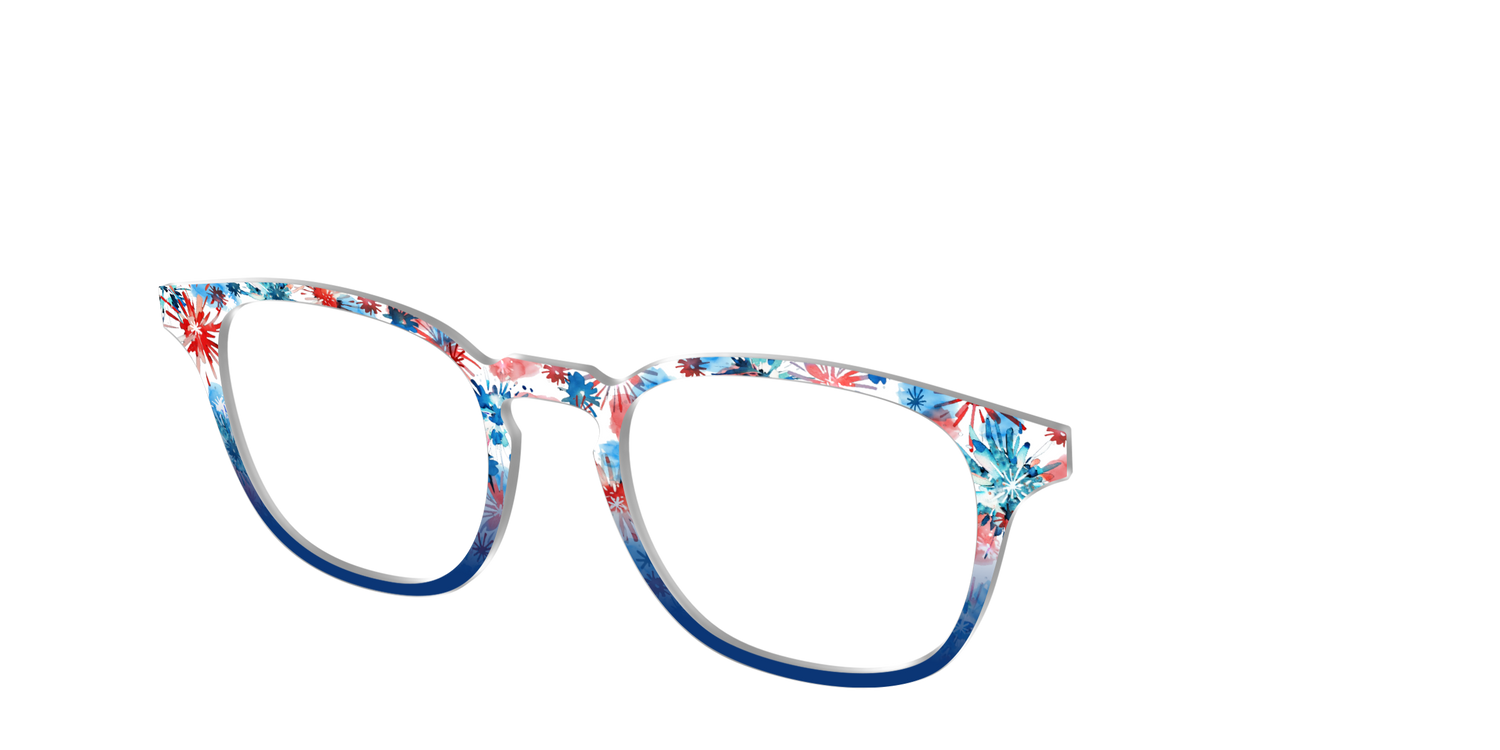 The Firework Bursts - Angle Top Image - Pair Eyewear