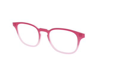 The Flamingo to Blush Gradient Crystal - Angle Top Thumbnail - Pair Eyewear