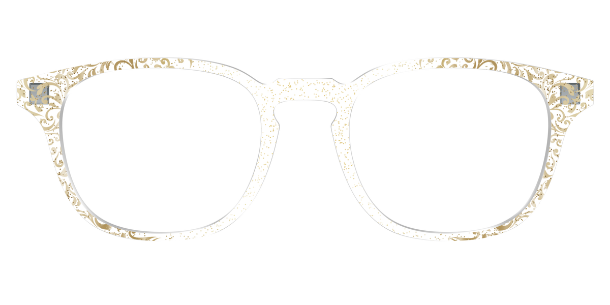 The Golden Flair Glitter Crystal with Gold Foil - Front Top Image - Pair Eyewear