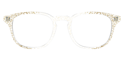 The Golden Flair Glitter Crystal with Gold Foil - Front Top Thumbnail - Pair Eyewear