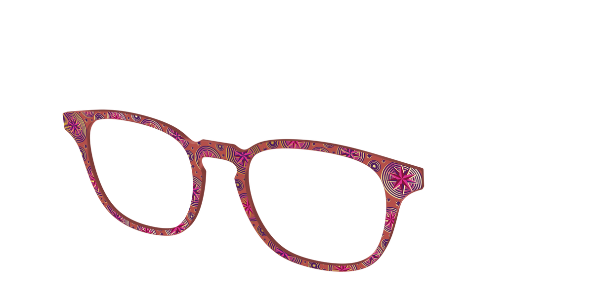 The Gold Foil Luna Lovegood™ - Angle Top Image - Pair Eyewear