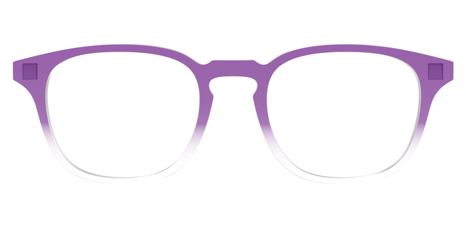 The Grape Gradient Crystal - Front Top Image - Pair Eyewear