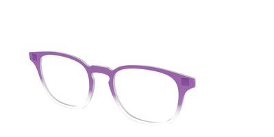 The Grape Gradient Crystal - Angle Top Thumbnail - Pair Eyewear